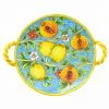 Ceramiche Toscane Hand Painted Centrepiece Dish - Pomegranates & Lemons 35cm Tableware 2 Ceramiche Toscane Hand Painted Centrepiece Dish - Pomegranates & Lemons 35cm Tableware