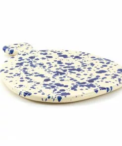 Puglia Handmade Puglia Blue Splatter Serving Board 25cm