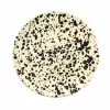 Puglia Handmade Puglia Black Splatter Dinner Plate 27cm 2 Puglia Handmade Puglia Black Splatter Dinner Plate 27cm