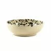 Puglia Handmade Puglia Black Splatter Bowl 19cm