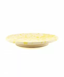 Puglia Handmade Puglia Yellow Splatter Side Plate 19cm