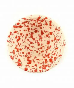 Puglia Handmade Puglia Red Splatter Bowl 12cm Tableware