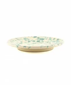 Puglia Handmade Puglia Aquamarine Splatter Side Plate 19cm