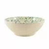 Puglia Handmade Tableware Puglia Aquamarine Splatter Large Salad Bowl 28cm