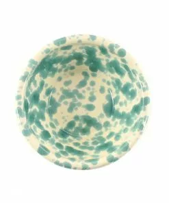 Puglia Handmade Puglia Aquamarine Splatter Bowl 12cm Tableware
