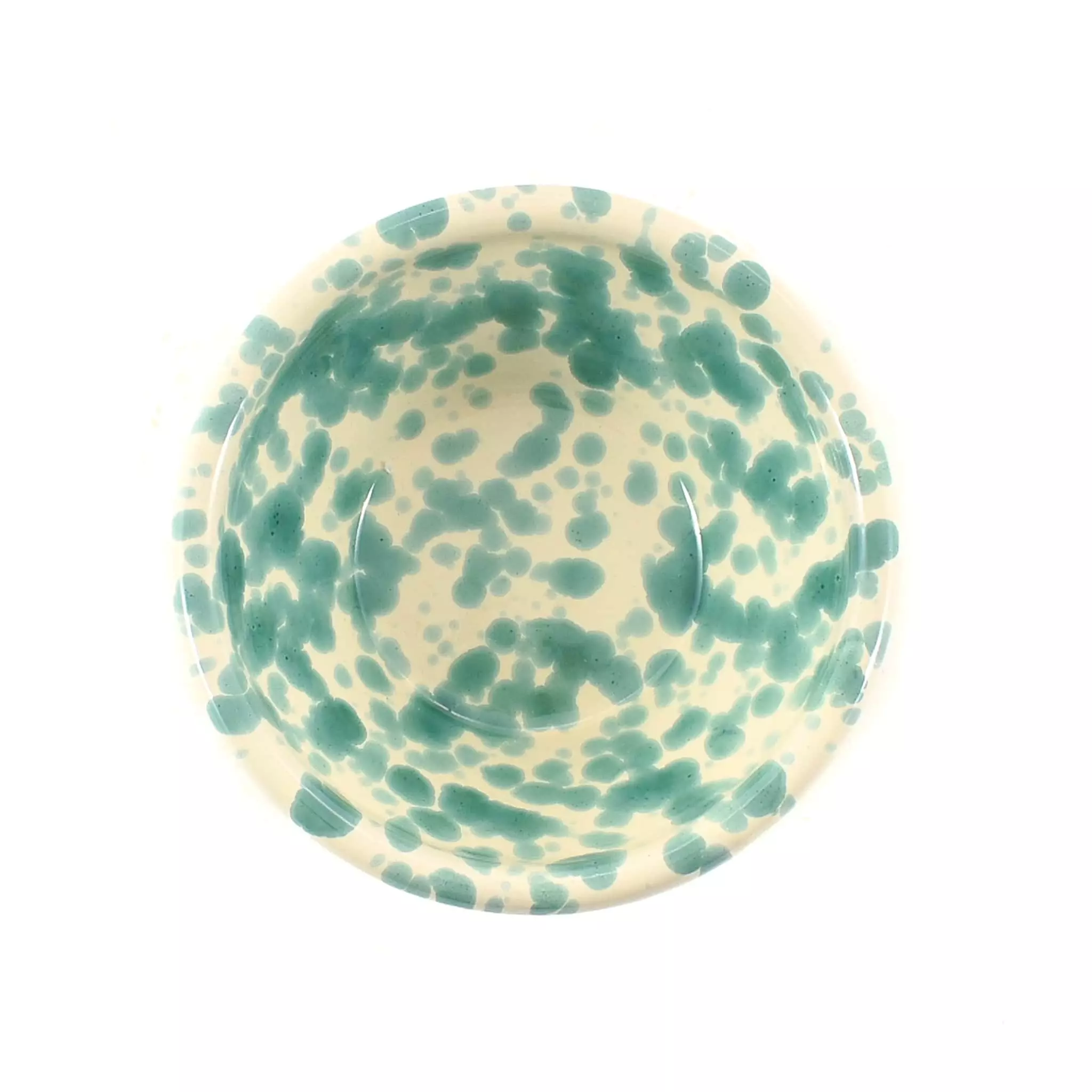 Puglia Handmade Puglia Aquamarine Splatter Bowl 12cm Tableware 4 Puglia Handmade Puglia Aquamarine Splatter Bowl 12cm Tableware