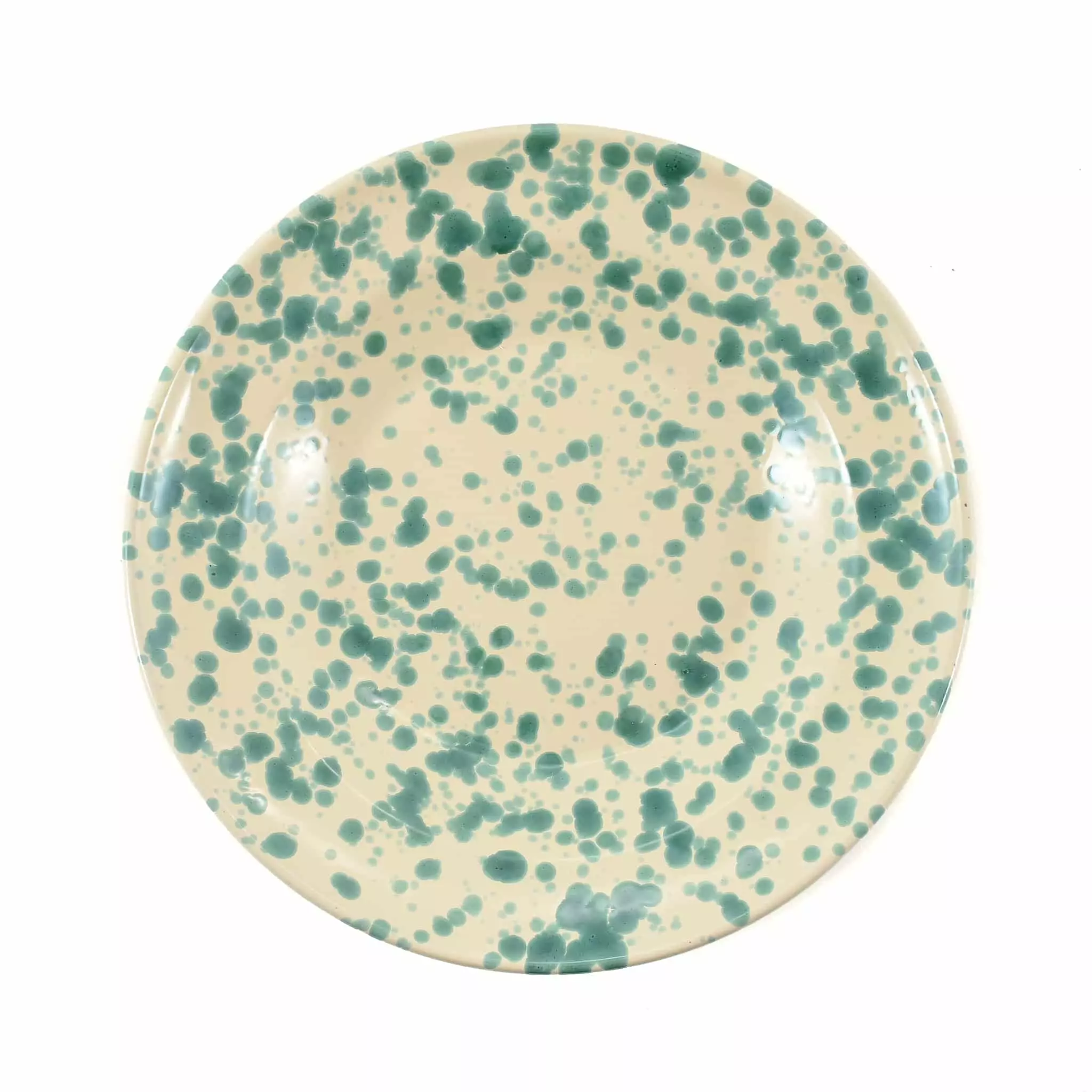 Puglia Handmade Puglia Aquamarine Splatter Pasta Bowl 29cm 4 Puglia Handmade Puglia Aquamarine Splatter Pasta Bowl 29cm