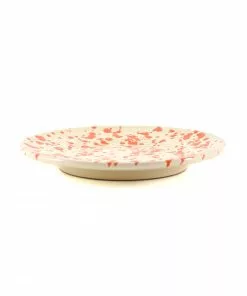 Puglia Handmade Puglia Orange Splatter Side Plate 19cm