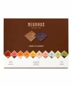 Neuhaus "Carré" 10 Flavour Chocolates - 60 Pieces Ingredients