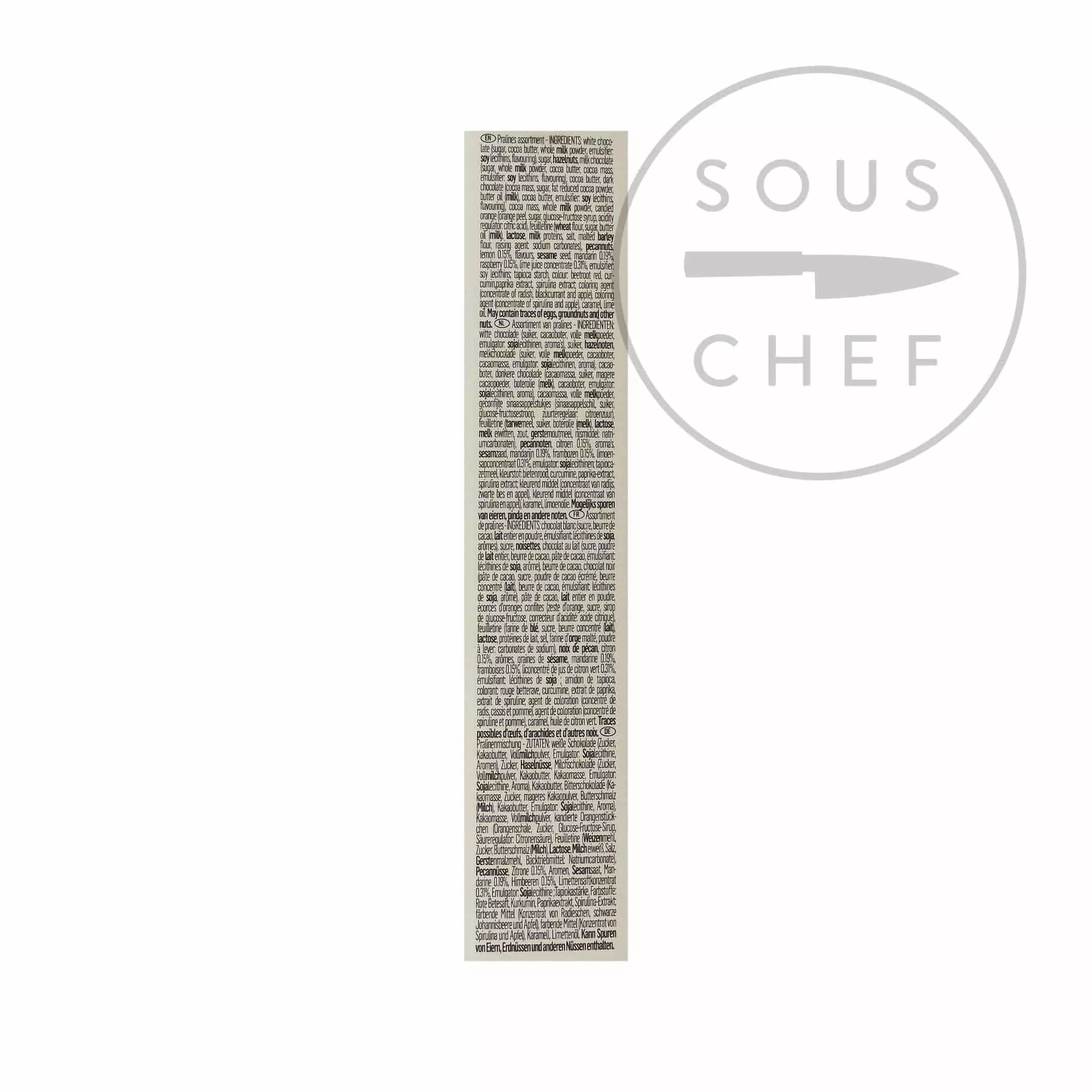 Ingredients Neuhaus Belgian Chocolate Bonbon On The Go - 10 Pieces 5 Ingredients Neuhaus Belgian Chocolate Bonbon On The Go - 10 Pieces