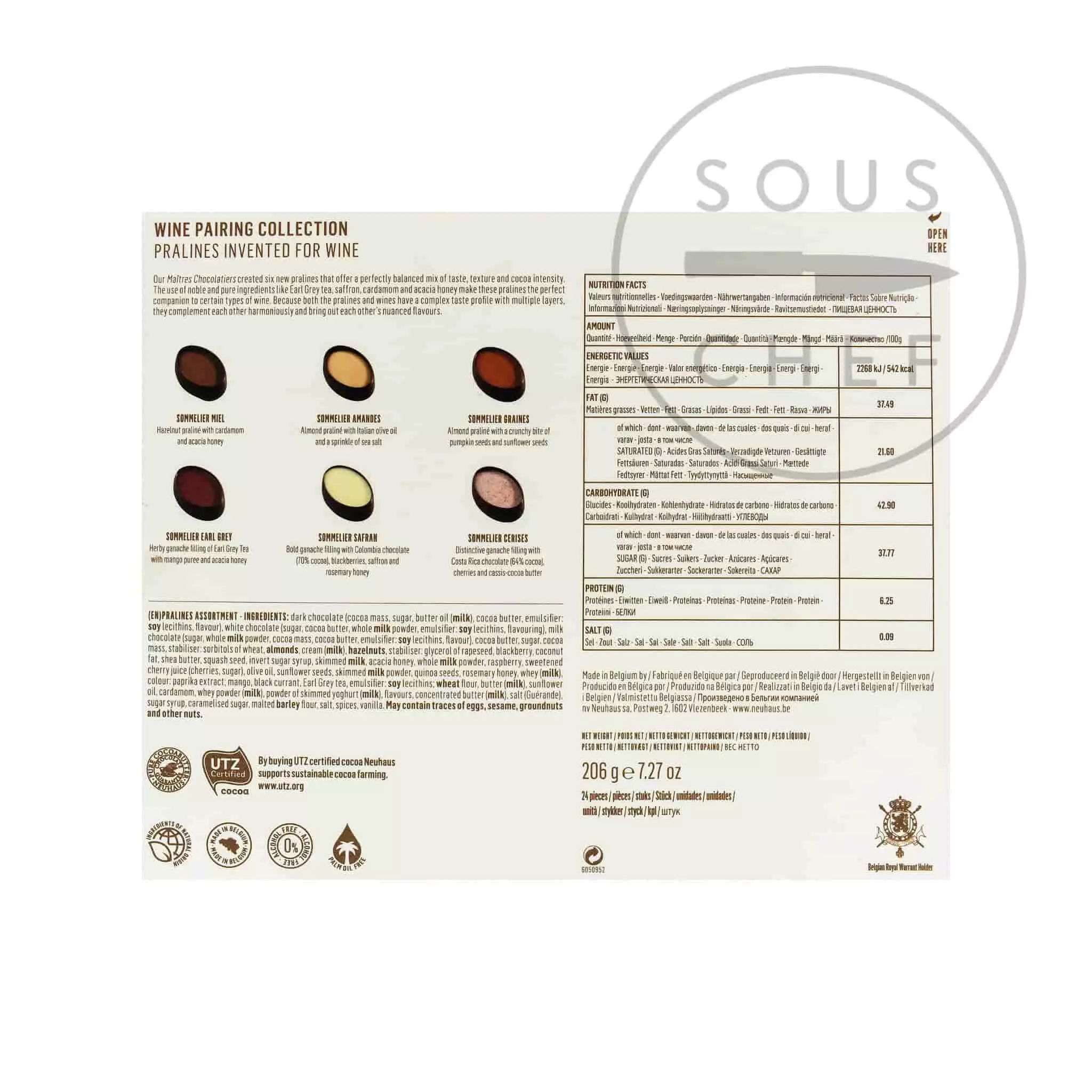 Neuhaus Pralines Wine Pairing Selection - 24 Pieces 9 Neuhaus Pralines Wine Pairing Selection - 24 Pieces