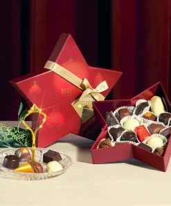 Neuhaus Belgian Chocolates Christmas Star Box - 18 Pieces 8 Neuhaus Belgian Chocolates Christmas Star Box - 18 Pieces