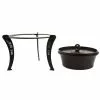 Netherton Foundry Dutch Oven With Hot Coal Lid And Stand