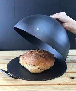 Netherton Foundry Spun Iron Baking Cloche With Baking Plate Cookware 7 Netherton Foundry Spun Iron Baking Cloche With Baking Plate Cookware