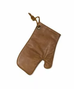 Cookware Dutchdeluxes Leather Oven Glove In Vintage Camel