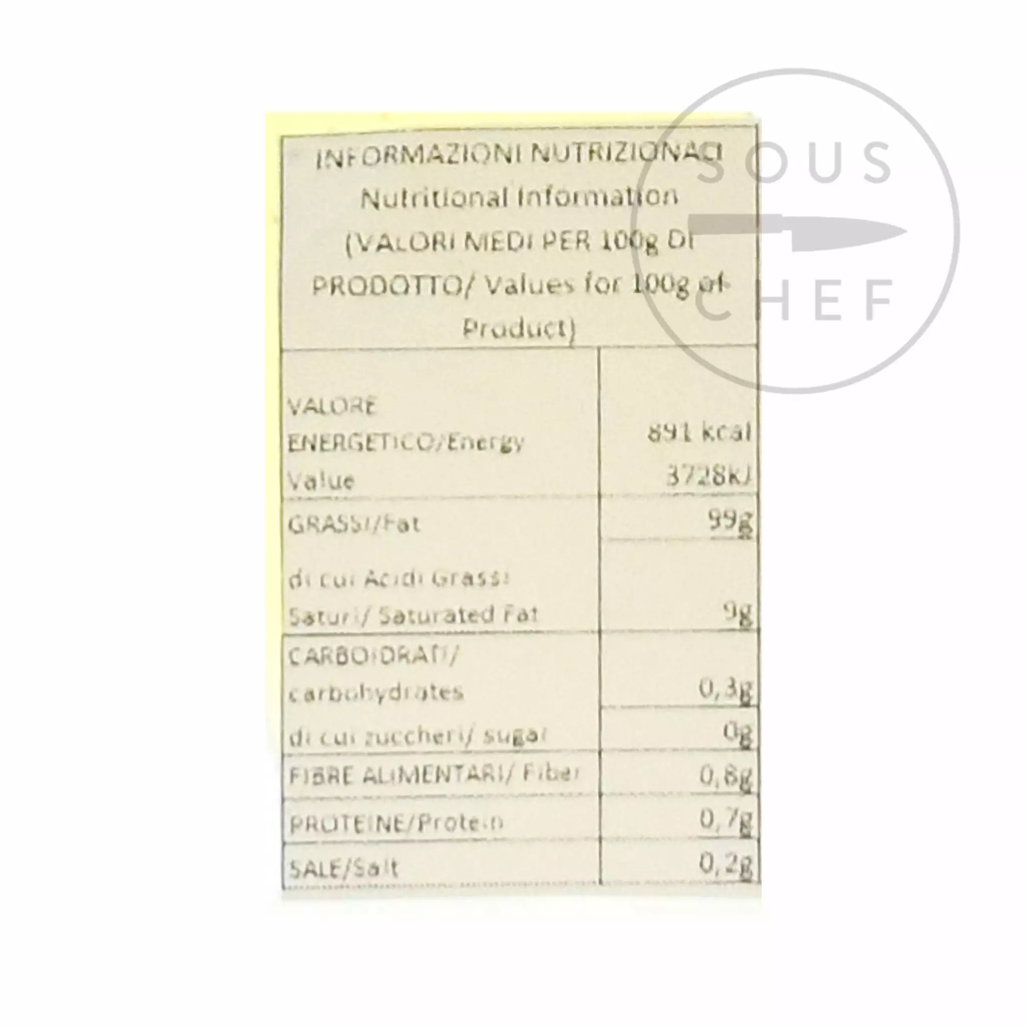 Ingredients Pariani Italian Pine Nut Oil 100ml 5 Ingredients Pariani Italian Pine Nut Oil 100ml