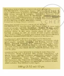 Pariani Hazelnut And White Chocolate Pralines