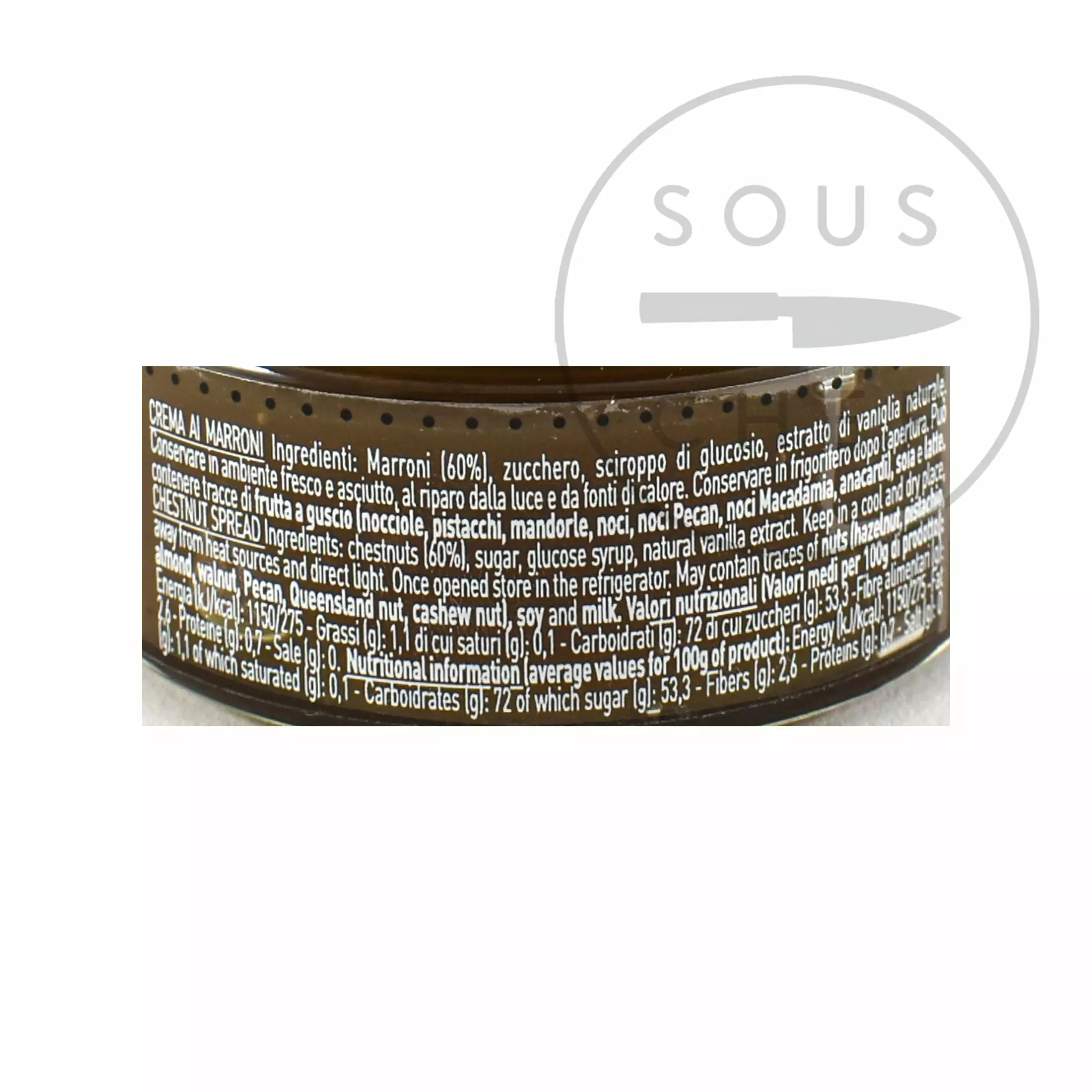 Pariani Chestnut Spread 100g 4 Pariani Chestnut Spread 100g