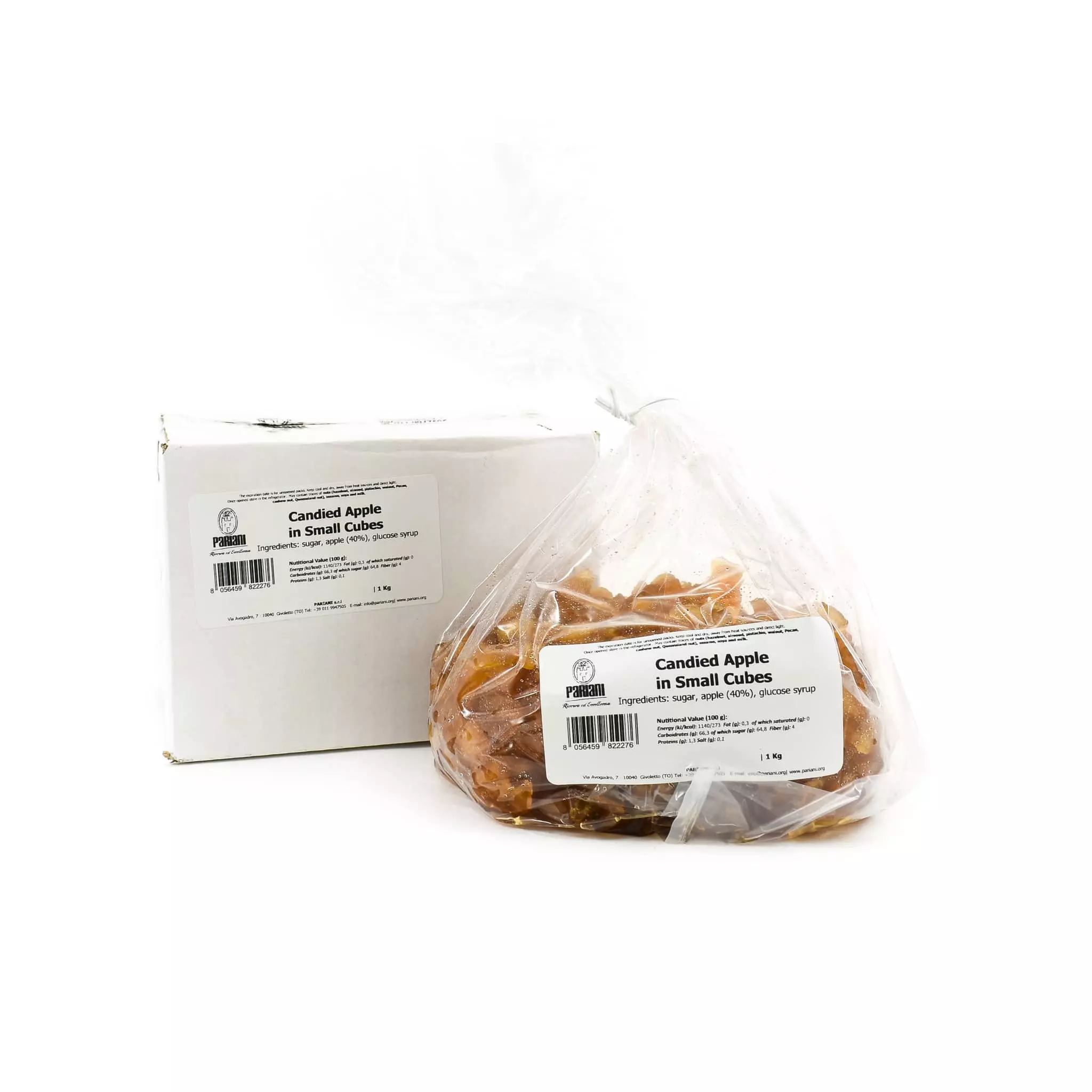 Ingredients Pariani Candied Apple In Small Cubes 1kg 3 Ingredients Pariani Candied Apple In Small Cubes 1kg