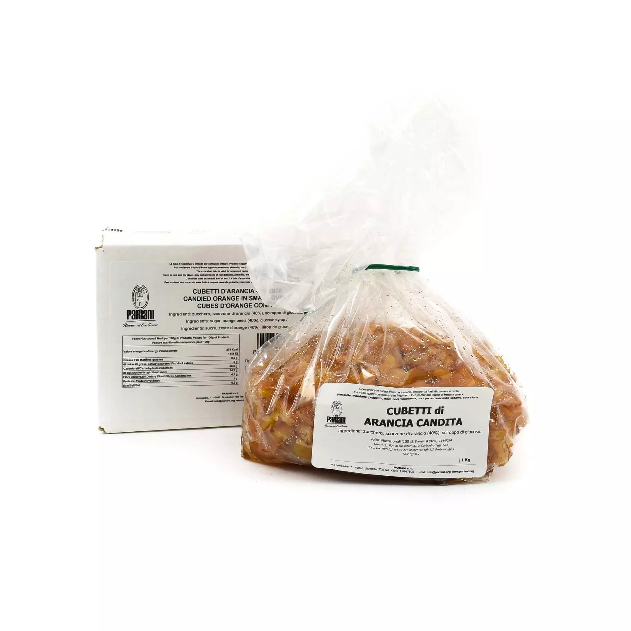 Pariani Candied Orange In Small Cubes 1kg 3 Pariani Candied Orange In Small Cubes 1kg