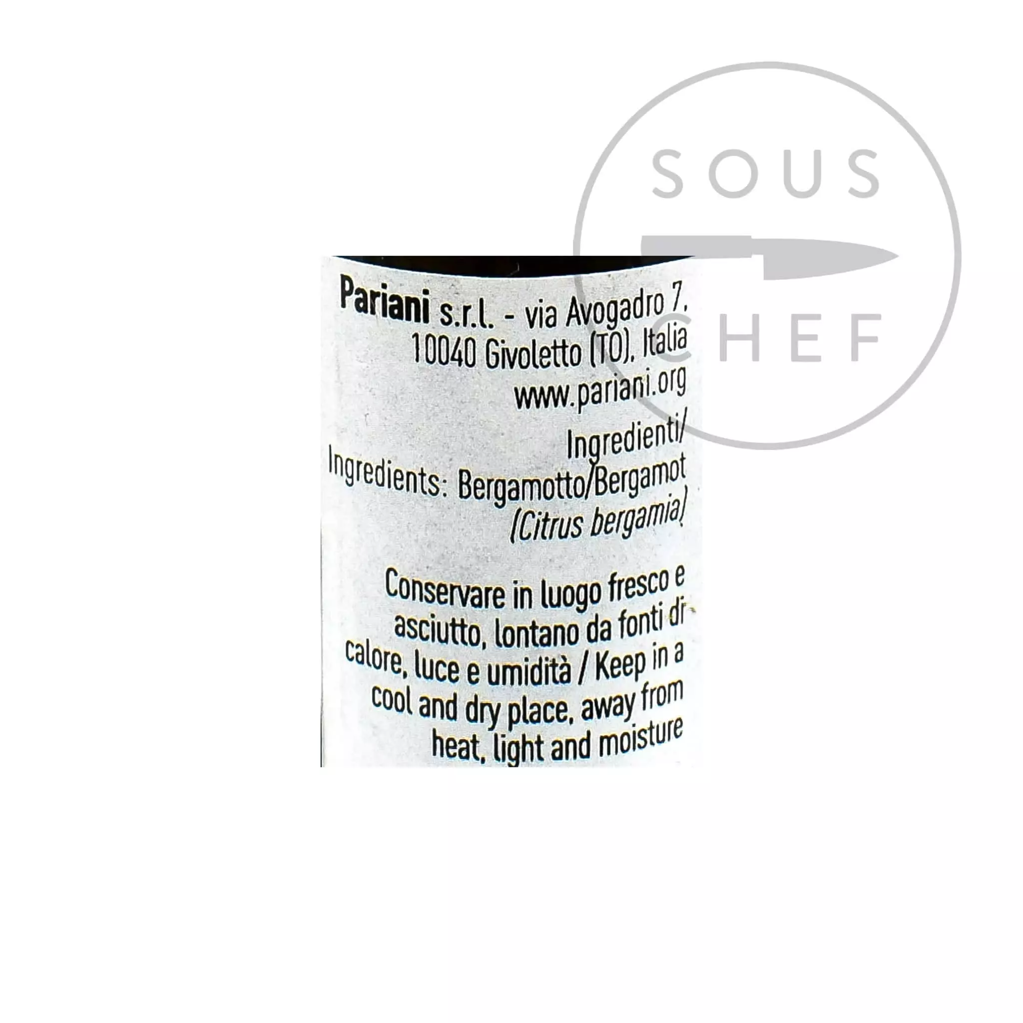 Pariani Natural Bergamot Flavouring 15ml 4 Pariani Natural Bergamot Flavouring 15ml