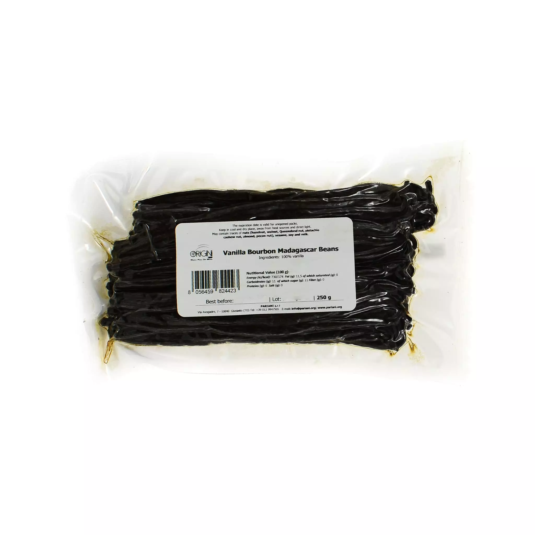 Pariani Bourbon Madagascar Vanilla 250g Ingredients 3 Pariani Bourbon Madagascar Vanilla 250g Ingredients