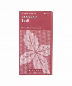 Ingredients Piccolo Red Rubin Basil Seeds