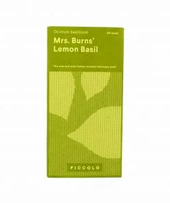 Piccolo Mrs. Burns Lemon Basil Seeds Ingredients