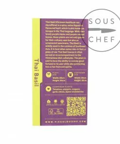 Piccolo Thai Basil Seeds Ingredients