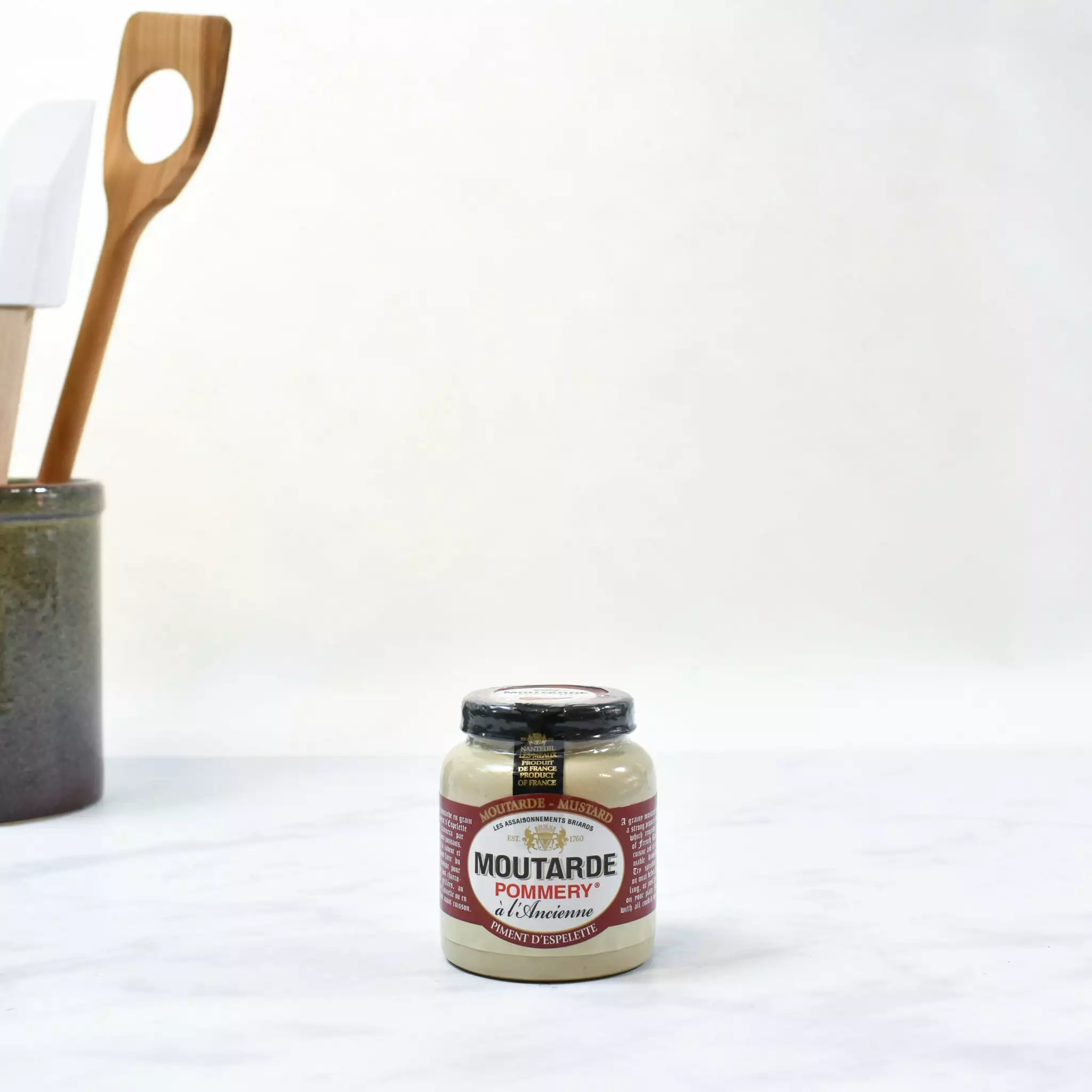 Ingredients Pommery Espelette Pepper Mustard 100g 5 Ingredients Pommery Espelette Pepper Mustard 100g