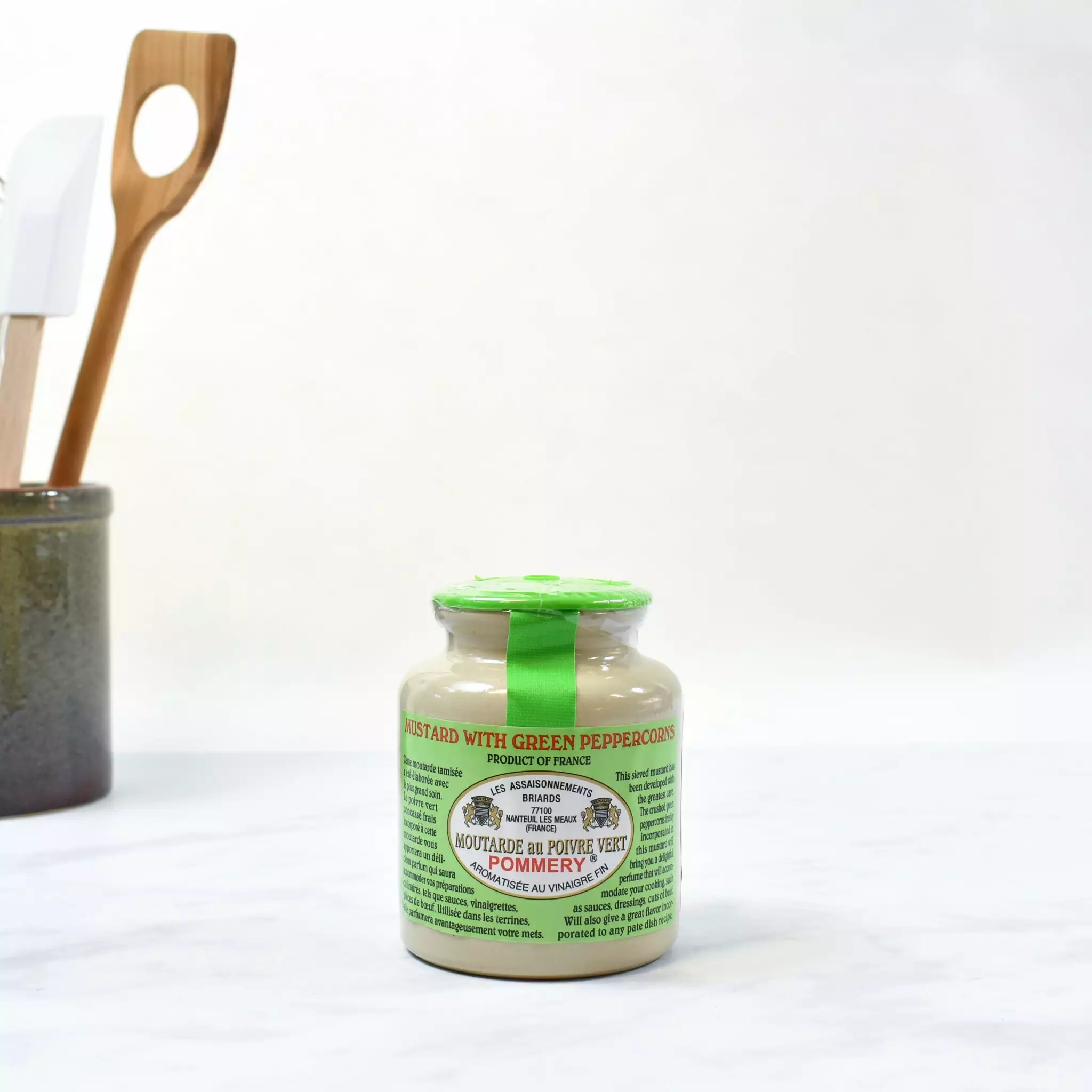 Ingredients Pommery Green Peppercorn Mustard 250g 5 Ingredients Pommery Green Peppercorn Mustard 250g