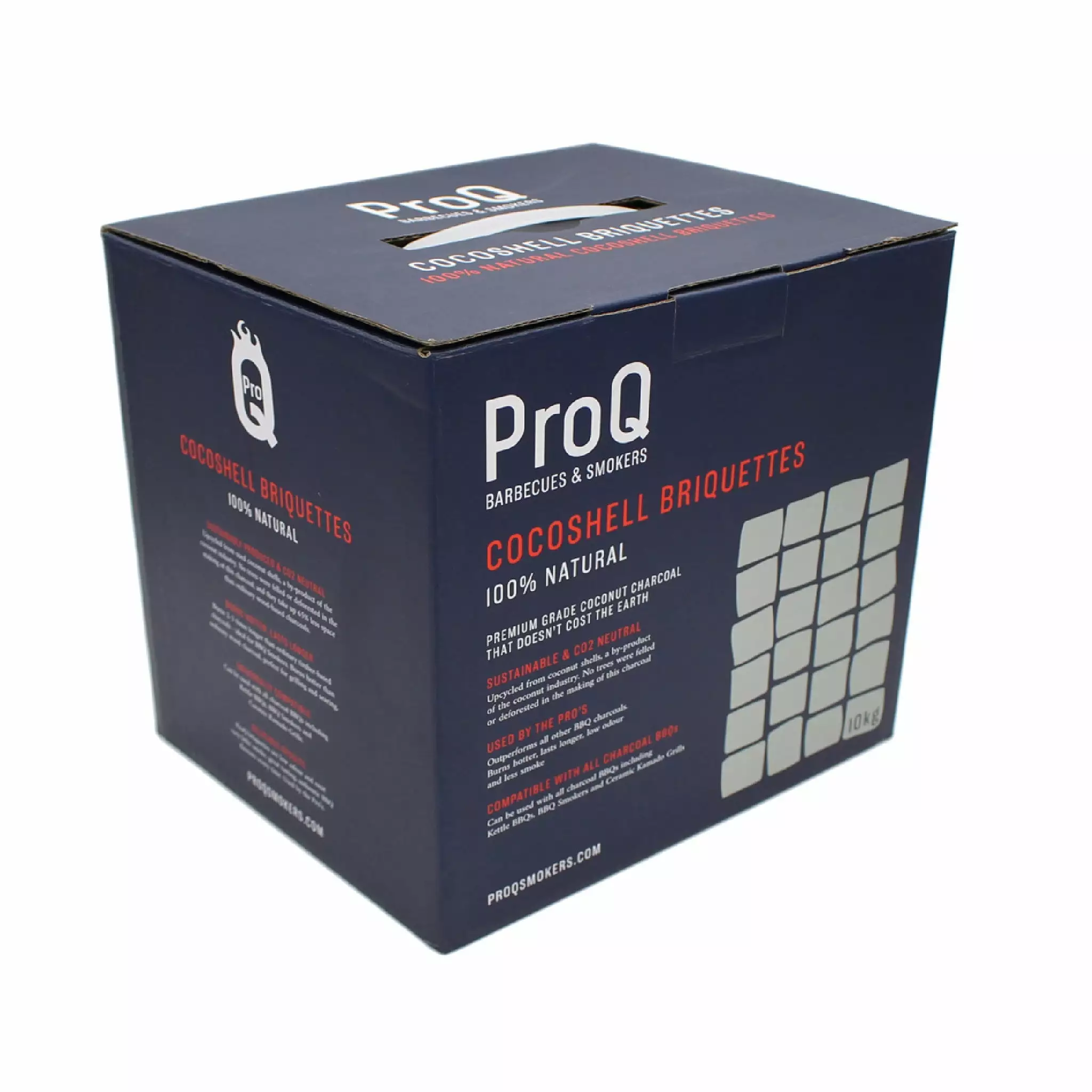 ProQ Cocoshell Briquettes 10kg 4 ProQ Cocoshell Briquettes 10kg