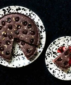 Puglia Handmade Puglia Black Splatter Bowl 19cm