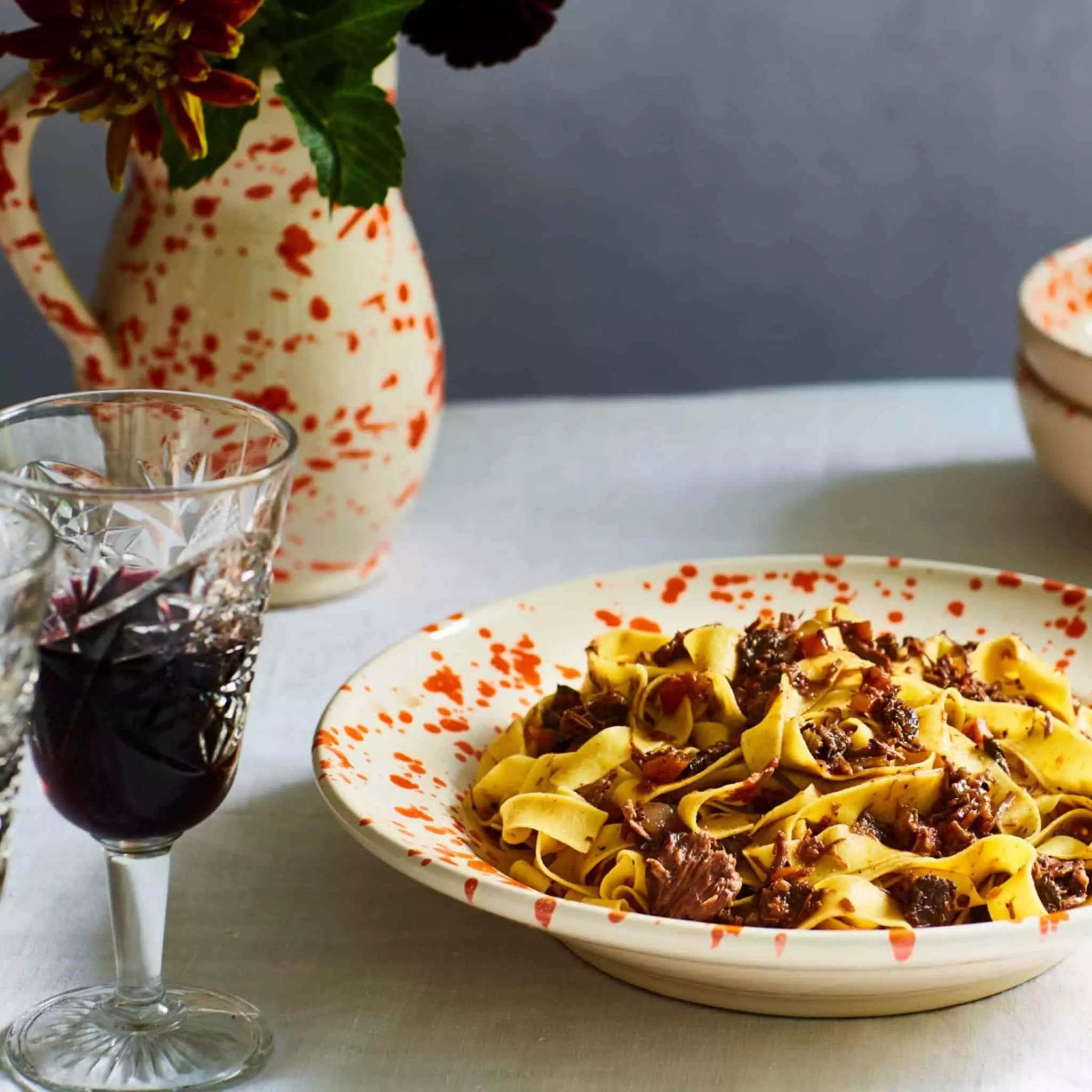 Puglia Handmade Puglia Orange Splatter Large Salad Bowl 28cm 7 Puglia Handmade Puglia Orange Splatter Large Salad Bowl 28cm