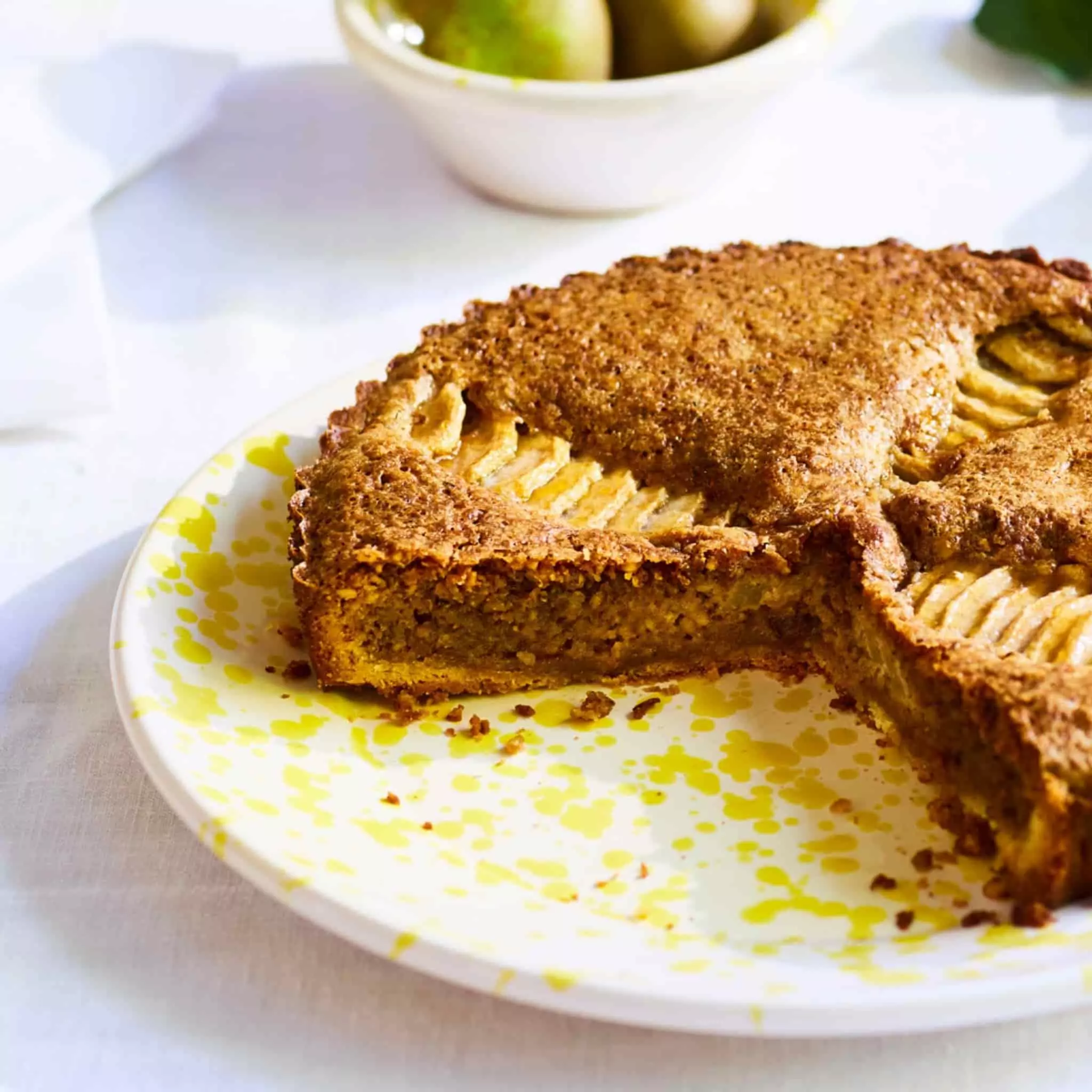 Puglia Handmade Tableware Puglia Yellow Splatter Dinner Plate 27cm 7 Puglia Handmade Tableware Puglia Yellow Splatter Dinner Plate 27cm