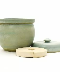 Sauerkraut Pots Handmade Stoneware Fermenting Crock In Blue 2 Litre Cookware 9 Sauerkraut Pots Handmade Stoneware Fermenting Crock In Blue 2 Litre Cookware