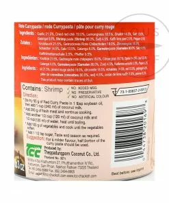 Mae Ploy Red Curry Paste 1kg Ingredients 7 Mae Ploy Red Curry Paste 1kg Ingredients