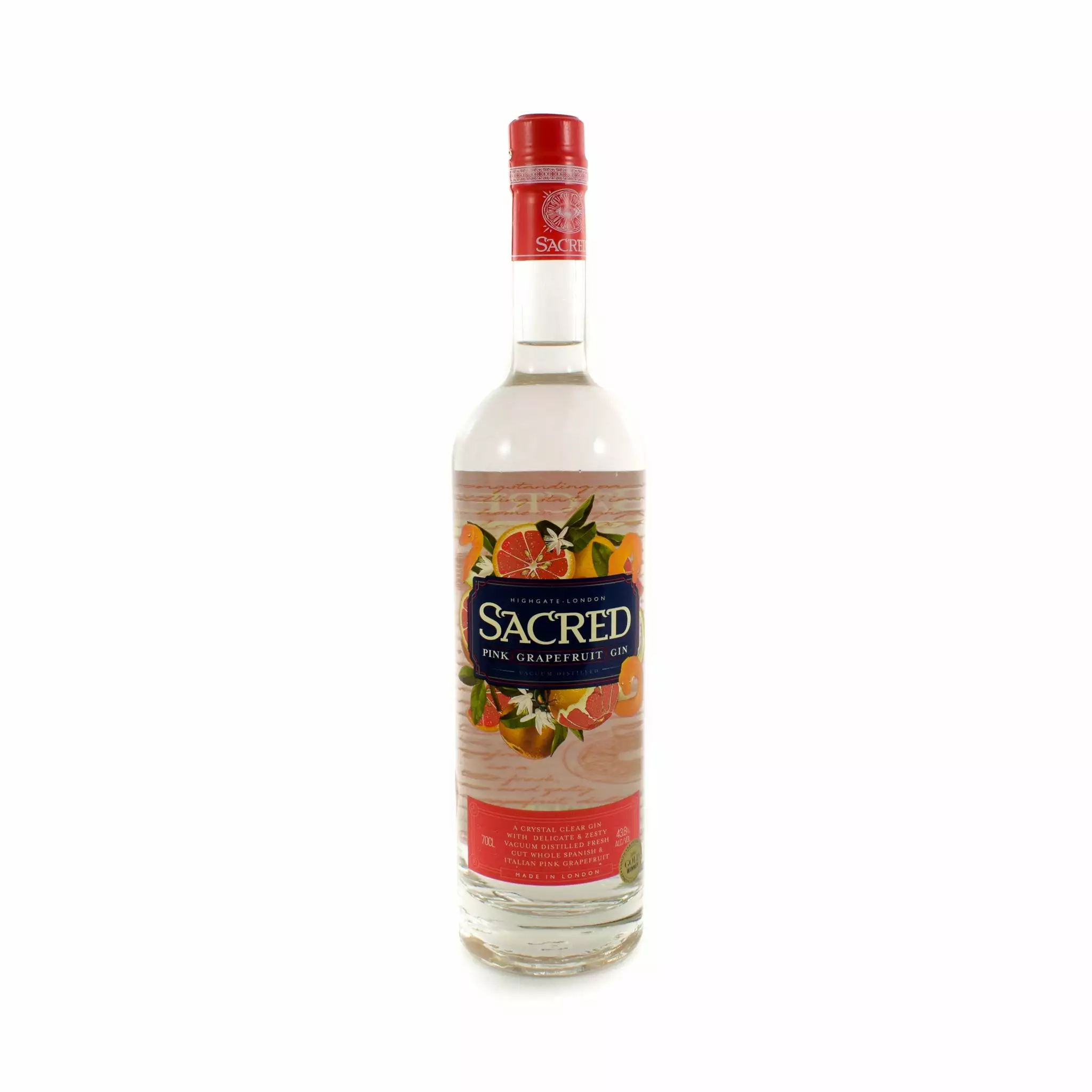 Sacred Spirits Ingredients Sacred Pink Grapefruit Gin 70cl 3 Sacred Spirits Ingredients Sacred Pink Grapefruit Gin 70cl