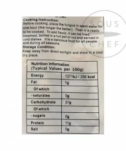 Chinese Ingredients Black Fungus - Wood Ear 100g Mushroom & Truffles