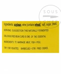 Dali Ingredients Preserved Red Beancurd 397g