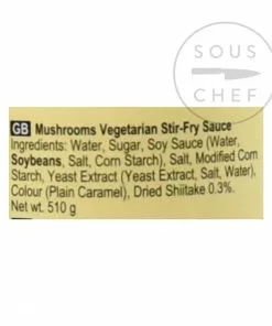 Lee Kum Kee Vegetarian Stir-Fry Sauce 510g Ingredients