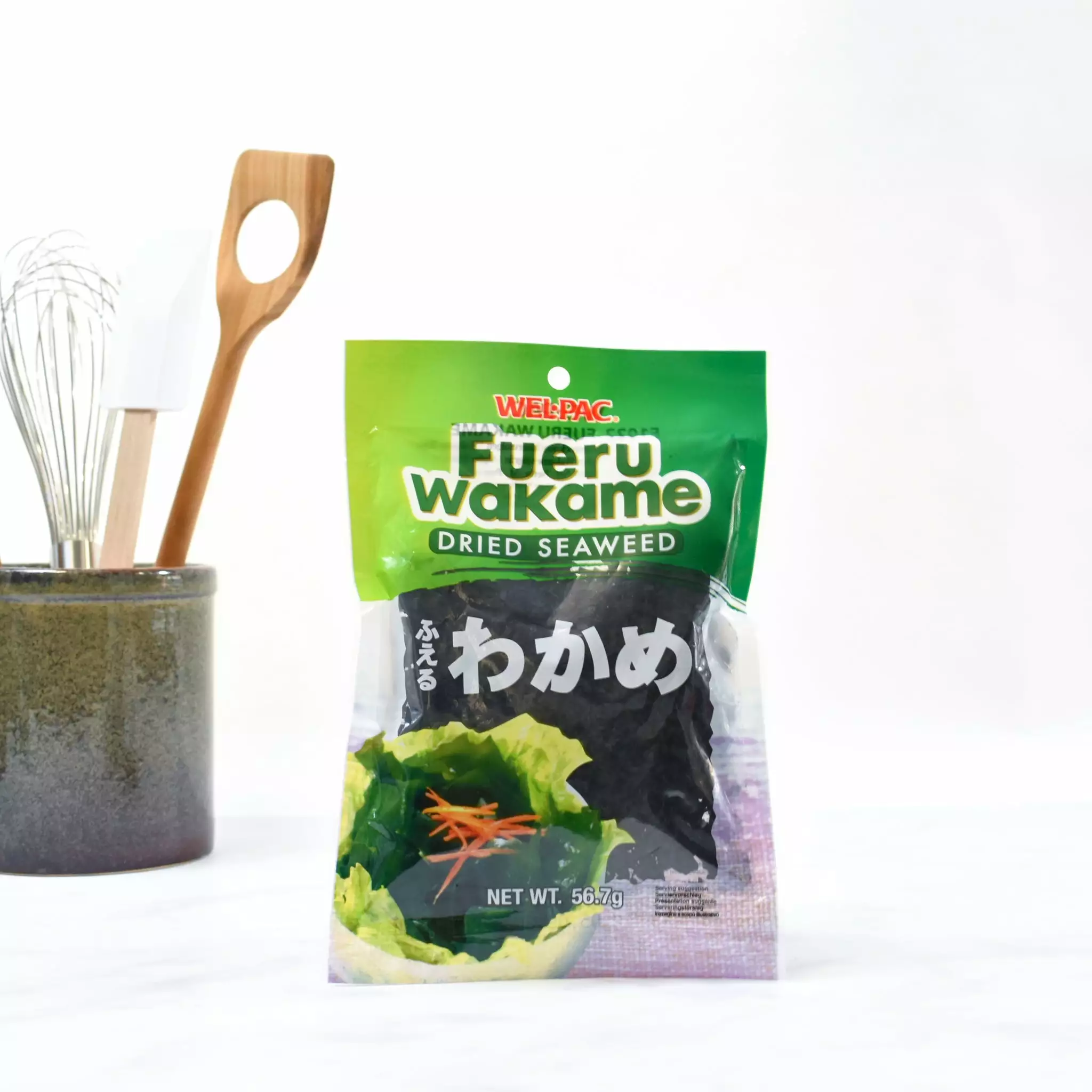 Fueru Seaweed & Squid Ink Wakame Seaweed 57g 5 Fueru Seaweed & Squid Ink Wakame Seaweed 57g