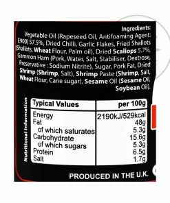 Way-On Ingredients XO Sauce With Scallop 110g