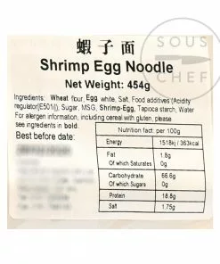 Sau Tao Shrimp Egg Noodles 454g Pasta, Rice & Noodles