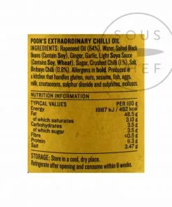 Poon's Extraordinary Chilli Oil 125g 5 Poon's Extraordinary Chilli Oil 125g