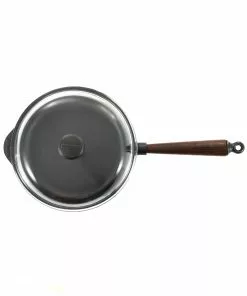 Cookware Skeppshult Traditional Cast Iron Deep Saute Pan With Lid 25cm 8 Cookware Skeppshult Traditional Cast Iron Deep Saute Pan With Lid 25cm