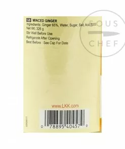 Ingredients Lee Kum Kee Minced Ginger 326g