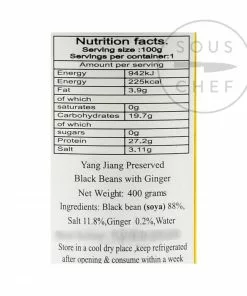 Yang Jiang Preserved Black Beans 400g