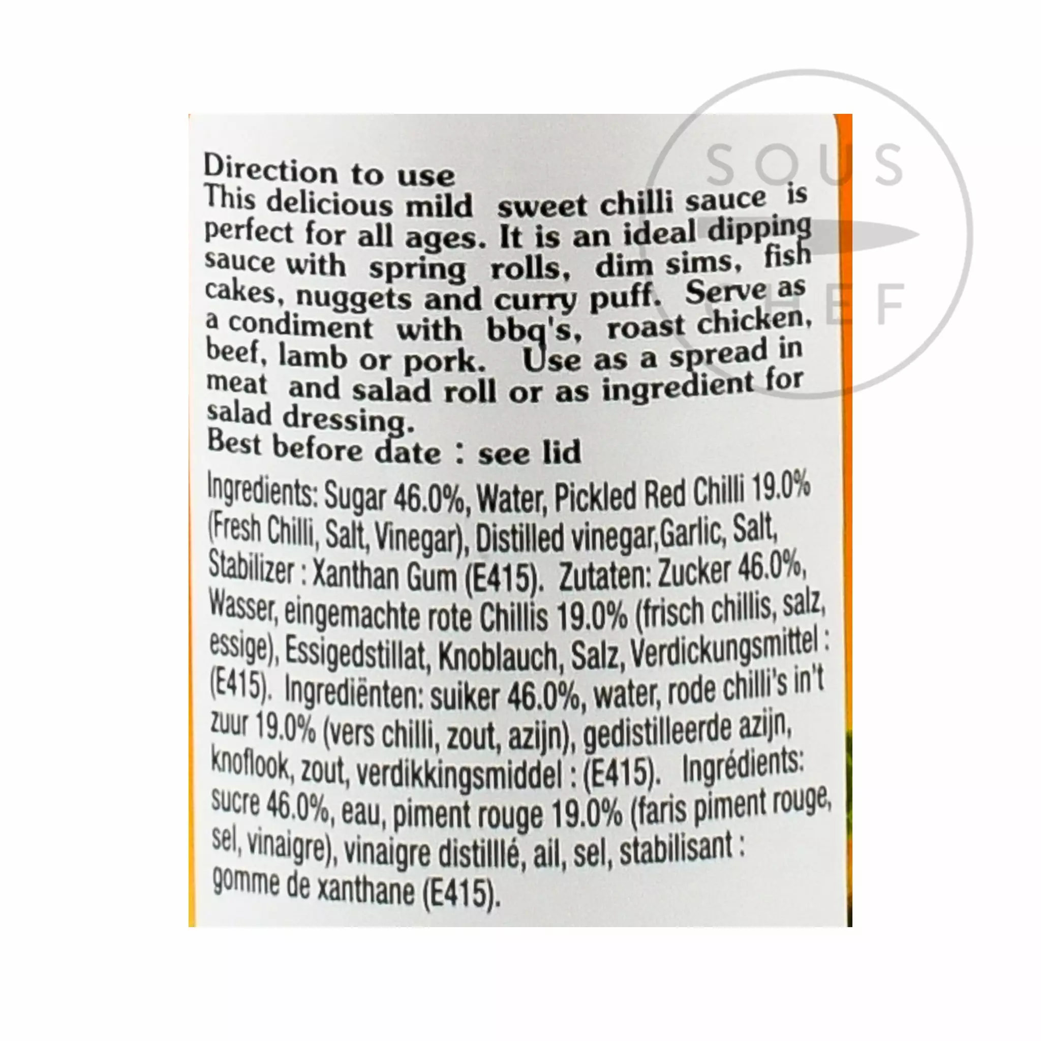 Mae Ploy Sweet Chilli Sauce 730ml 5 Mae Ploy Sweet Chilli Sauce 730ml