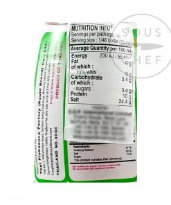 Ingredients Squid Brand Fish Sauce